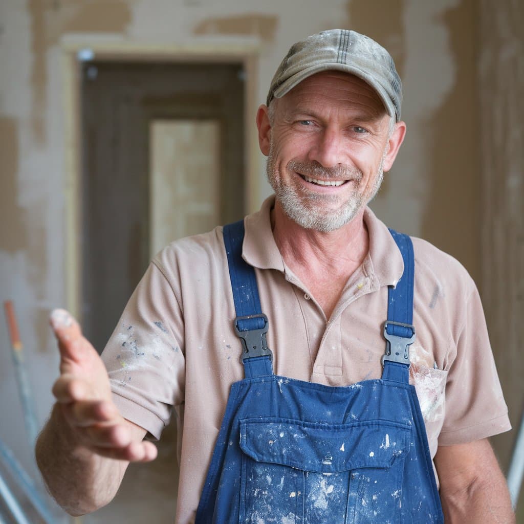 Friendly Ukraine Workers renovation specialist on a job site in Windsor, Ontario