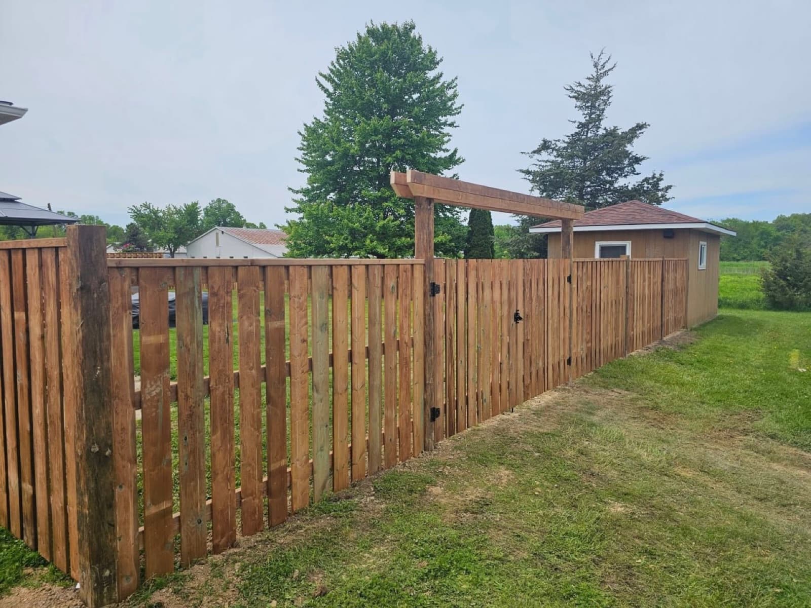 Fencing Services - Wood & Concrete example 7