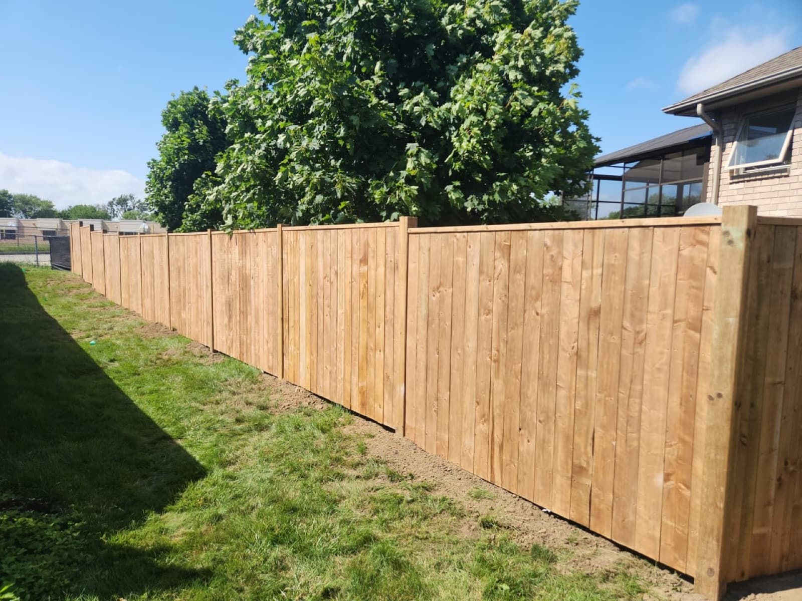 Wood Fence Installation