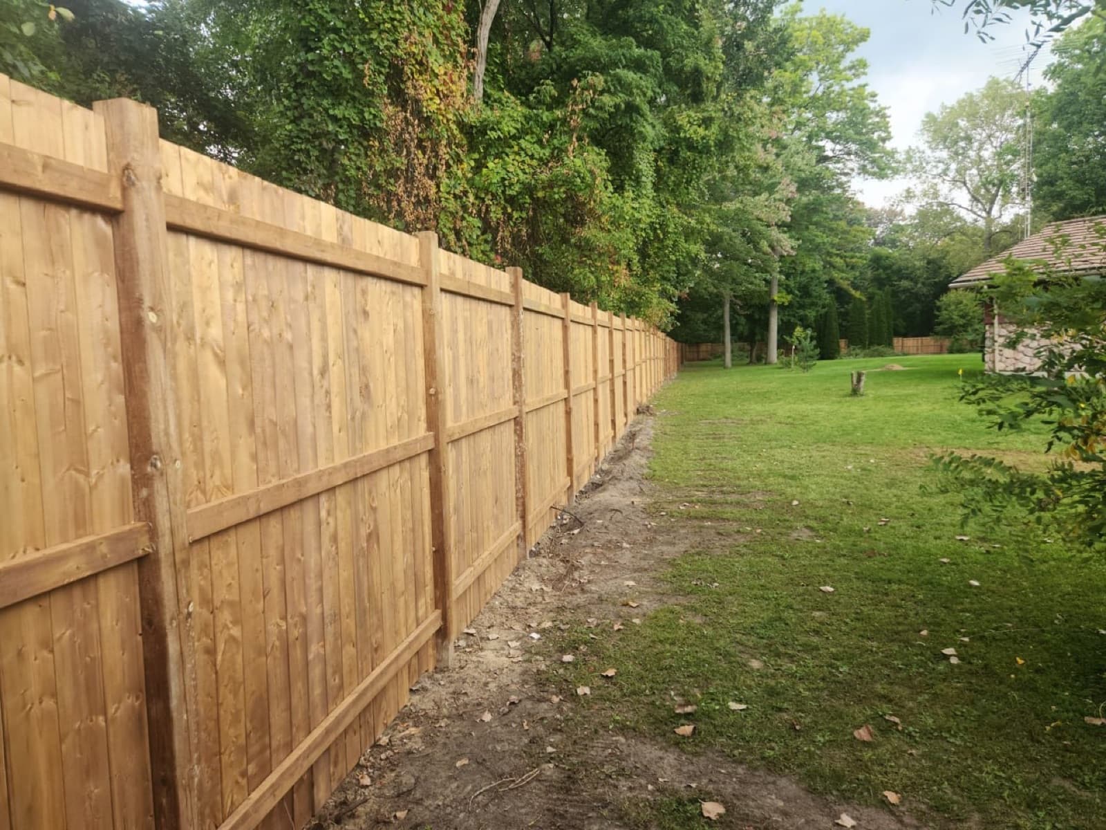 Fencing Services - Wood & Concrete example 3
