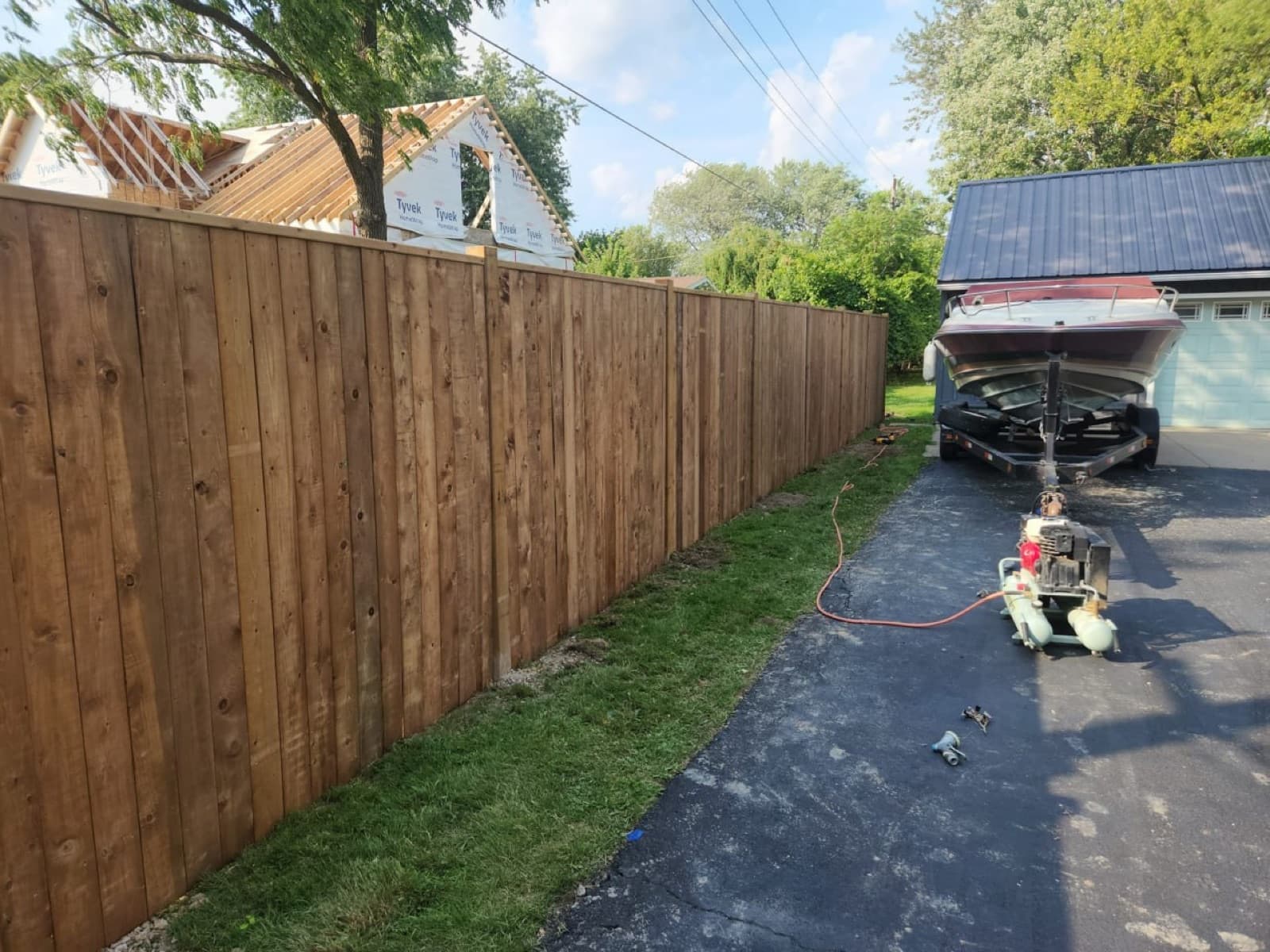 Fencing Services - Wood & Concrete example 4