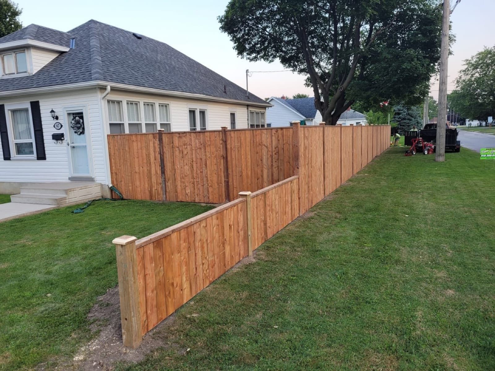 Fencing Services - Wood & Concrete example 5