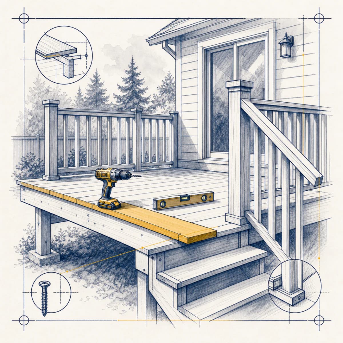 Wooden Decks & Porches